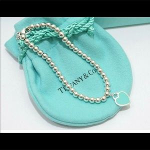 Tiffany&co enamel hearts mini balls bracelet